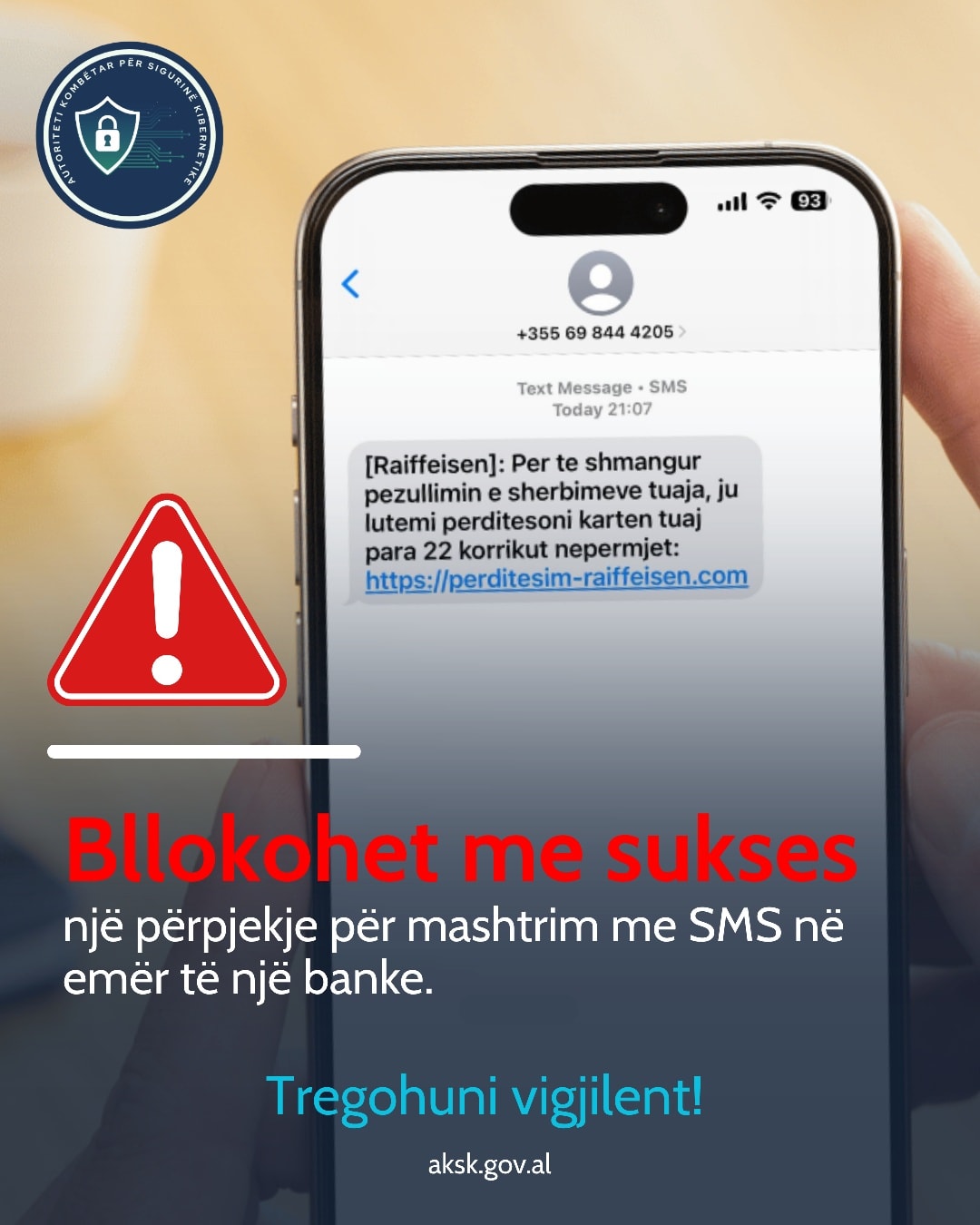 Mbrojtje nga kurthet me mesazhe
